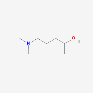 molecular formula C7H17NO B3256617 5-(二甲氨基)戊烷-2-醇 CAS No. 27384-45-8