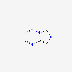molecular formula C6H5N3 B3256623 Imidazo[1,5-a]pyrimidine CAS No. 274-67-9