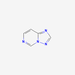 molecular formula C5H4N4 B3256624 [1,2,4]三唑并[1,5-c]嘧啶 CAS No. 274-86-2