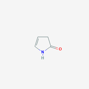 molecular formula C4H5NO B3256631 1H-Pyrrol-2(3H)-one CAS No. 27406-82-2