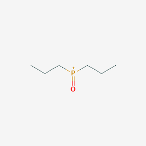 molecular formula C6H14OP+ B3256661 Oxo(dipropyl)phosphanium CAS No. 27443-18-1