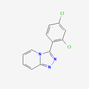 molecular formula C12H7Cl2N3 B3256662 3-(2,4-二氯苯基)-[1,2,4]三唑并[4,3-a]吡啶 CAS No. 2746-40-9