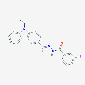 N'-[(9-ethyl-9H-carbazol-3-yl)methylene]-3-iodobenzohydrazide