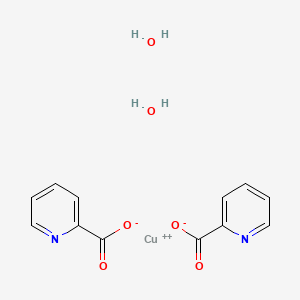 molecular formula C12H12CuN2O6 B3256825 Copper picolinate dihydrate CAS No. 27744-35-0