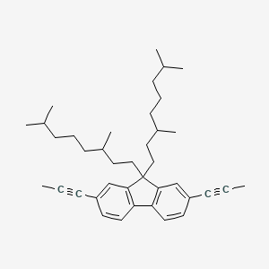 9,9-Bis(3,7-dimethyloctyl)-2,7-bis(prop-1-ynyl)fluorene