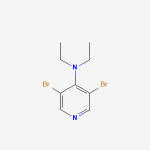 molecular formula C9H12Br2N2 B3256858 3,5-Dibromo-N,N-diethylpyridin-4-amine CAS No. 278600-40-1
