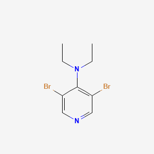 3,5-Dibromo-N,N-diethylpyridin-4-amine