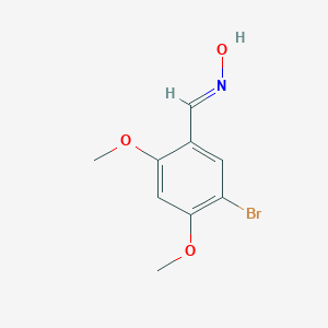 molecular formula C9H10BrNO3 B325686 5-Bromo-2,4-dimethoxybenzaldehyde oxime 