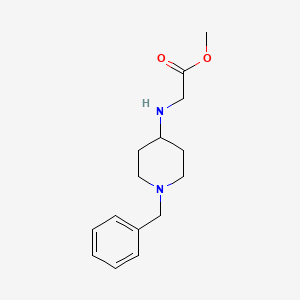 molecular formula C15H22N2O2 B3256962 Methyl 2-((1-benzylpiperidin-4-yl)amino)acetate CAS No. 280141-50-6