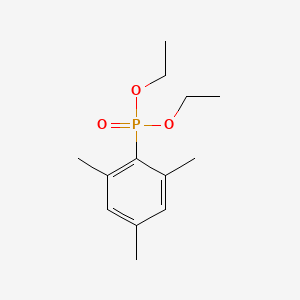 molecular formula C13H21O3P B3256970 2-Diethoxyphosphoryl-1,3,5-trimethylbenzene CAS No. 28036-01-3