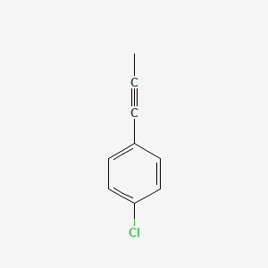 molecular formula C9H7Cl B3256977 苯，1-氯-4-(1-丙炔基)- CAS No. 2809-65-6