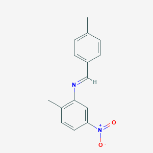 2-methyl-N-(4-methylbenzylidene)-5-nitroaniline