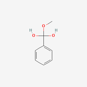 molecular formula C8H10O3 B3257061 Methoxy(phenyl)methanediol CAS No. 282548-08-7