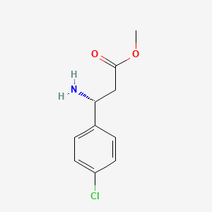 methyl (3R)-3-amino-3-(4-chlorophenyl)propanoate