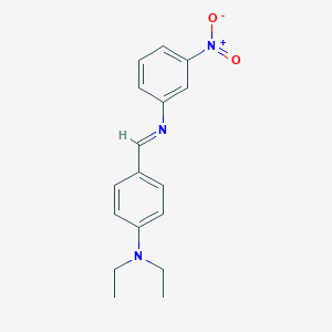 molecular formula C17H19N3O2 B325714 N-[4-(diethylamino)benzylidene]-3-nitroaniline 