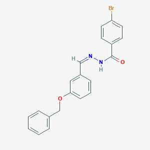 N'-[3-(benzyloxy)benzylidene]-4-bromobenzohydrazide