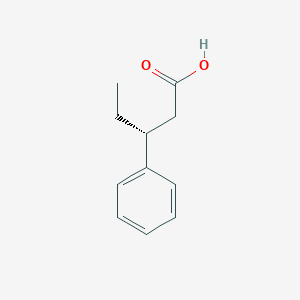 molecular formula C11H14O2 B3257179 Benzenepropanoic acid, beta-ethyl-, (betaR)- CAS No. 2845-27-4