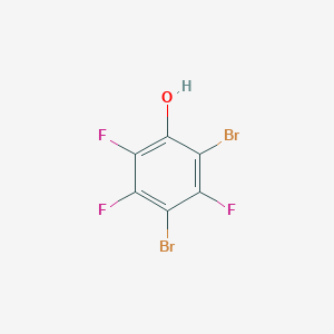 molecular formula C6HBr2F3O B3257206 2,4-Dibromo-3,5,6-trifluorophenol CAS No. 28520-20-9