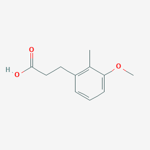 molecular formula C11H14O3 B3257227 3-(3-Methoxy-2-methylphenyl)propanoic acid CAS No. 28596-55-6