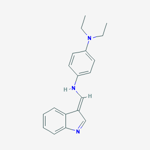 4-N,4-N-diethyl-1-N-[(E)-indol-3-ylidenemethyl]benzene-1,4-diamine