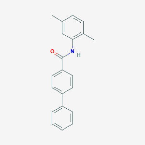 molecular formula C21H19NO B325727 N-(2,5-dimethylphenyl)-4-biphenylcarboxamide 