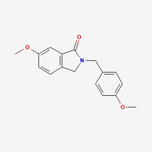 6-Methoxy-2-(4-methoxybenzyl)-2,3-dihydroisoindol-1-one