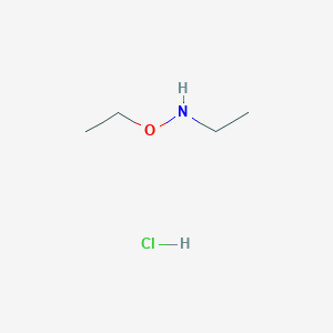 molecular formula C4H12ClNO B3257313 Ethoxy(ethyl)amine hydrochloride CAS No. 287100-34-9