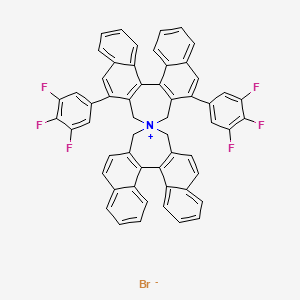 molecular formula C56H34BrF6N B3257319 (s,s)-3,4,5-Trifluorophenyl-nas bromide CAS No. 287384-12-7