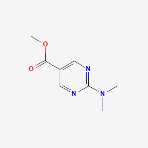 molecular formula C8H11N3O2 B3257331 2-(二甲氨基)嘧啶-5-甲酸甲酯 CAS No. 287714-36-7