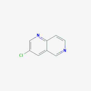 molecular formula C8H5ClN2 B3257333 3-Chloro-1,6-naphthyridine CAS No. 28795-77-9