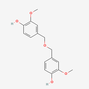 molecular formula C16H18O5 B3257342 4,4'-[Oxybis(methylene)]bis[2-methoxyphenol] CAS No. 2880-61-7