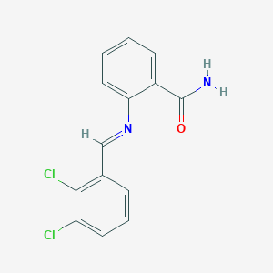 2-[(2,3-Dichlorobenzylidene)amino]benzamide