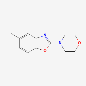 molecular formula C12H14N2O2 B3257375 5-Methyl-2-morpholinobenzo[d]oxazole CAS No. 2881-53-0