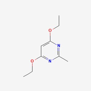molecular formula C9H14N2O2 B3257377 2-Methyl-4,6-diethoxypyrimidine CAS No. 28824-75-1
