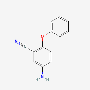 molecular formula C13H10N2O B3257386 5-氨基-2-苯氧基苯甲腈 CAS No. 288252-04-0