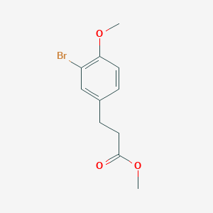 molecular formula C11H13BrO3 B3257396 3-(3-溴-4-甲氧基苯基)丙酸甲酯 CAS No. 288310-70-3