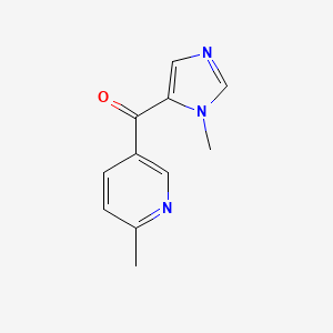 2-methyl-5-(1-methyl-1H-imidazole-5-carbonyl)pyridine