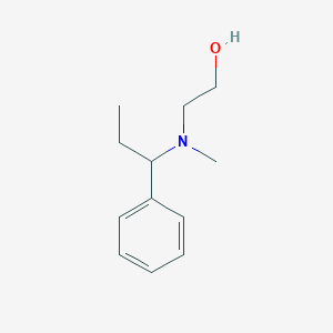 molecular formula C12H19NO B3257438 2-[Methyl-(1-phenyl-propyl)-amino]-ethanol CAS No. 288851-67-2