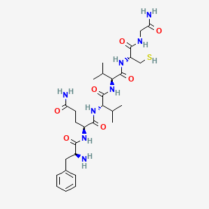 molecular formula C29H46N8O7S B3257474 Kininogen-Based Thrombin Inhibitor CAS No. 289652-40-0