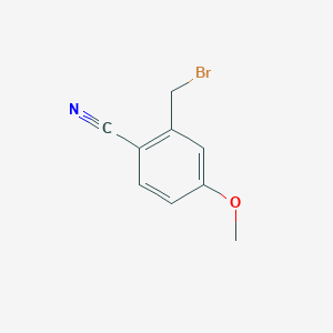 molecular formula C9H8BrNO B3257480 2-Cyano-5-methoxybenzyl bromide CAS No. 28970-91-4