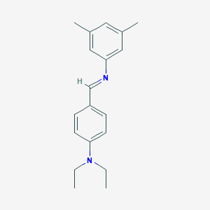 molecular formula C19H24N2 B325752 N-[4-(diethylamino)benzylidene]-3,5-dimethylaniline 
