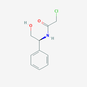 molecular formula C10H12ClNO2 B3257556 (S)-2-chloro-N-(2-hydroxy-1-phenylethyl)acetamide CAS No. 291545-74-9