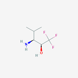 molecular formula C6H12F3NO B3257561 (2S,3S)-3-氨基-1,1,1-三氟-4-甲基戊烷-2-醇 CAS No. 291778-50-2