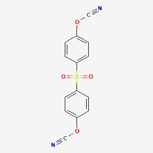 molecular formula C14H8N2O4S B3257568 Bis(4-cyanatophenyl)sulfone CAS No. 2918-28-7