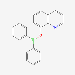 molecular formula C21H16BNO B3257573 Quinolin-8-yl diphenylborinate CAS No. 29190-60-1