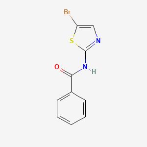 molecular formula C10H7BrN2OS B3257619 N-(5-bromo-1,3-thiazol-2-yl)benzamide CAS No. 29230-20-4
