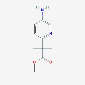 molecular formula C10H14N2O2 B3257626 Methyl 2-(5-aminopyridin-2-yl)-2-methylpropanoate CAS No. 292600-24-9