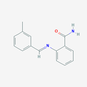 2-[(3-Methylbenzylidene)amino]benzamide