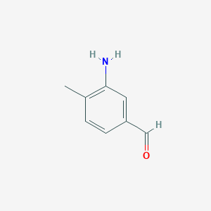 molecular formula C8H9NO B3257773 3-Amino-4-methylbenzaldehyde CAS No. 29526-73-6