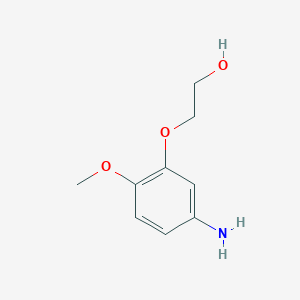molecular formula C9H13NO3 B3257808 2-(5-Amino-2-methoxyphenoxy)ethan-1-ol CAS No. 29544-31-8